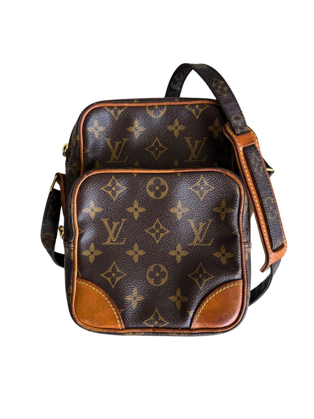 Louis Vuitton Brown Monogram Amazon Canvas/Leather Crossbody Bag